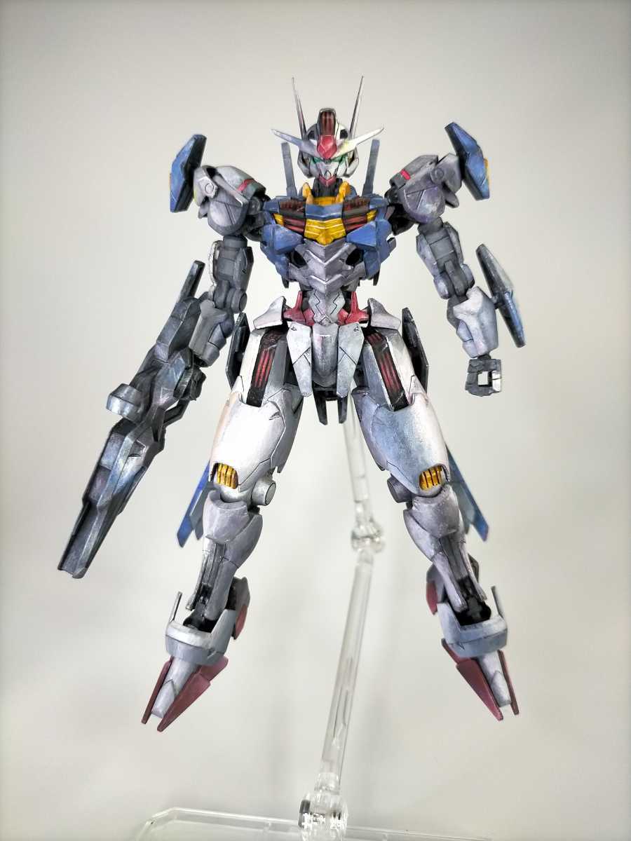 4/5(水)まで出品】ボックスアート風塗装 HGガンダムエアリアル 台座