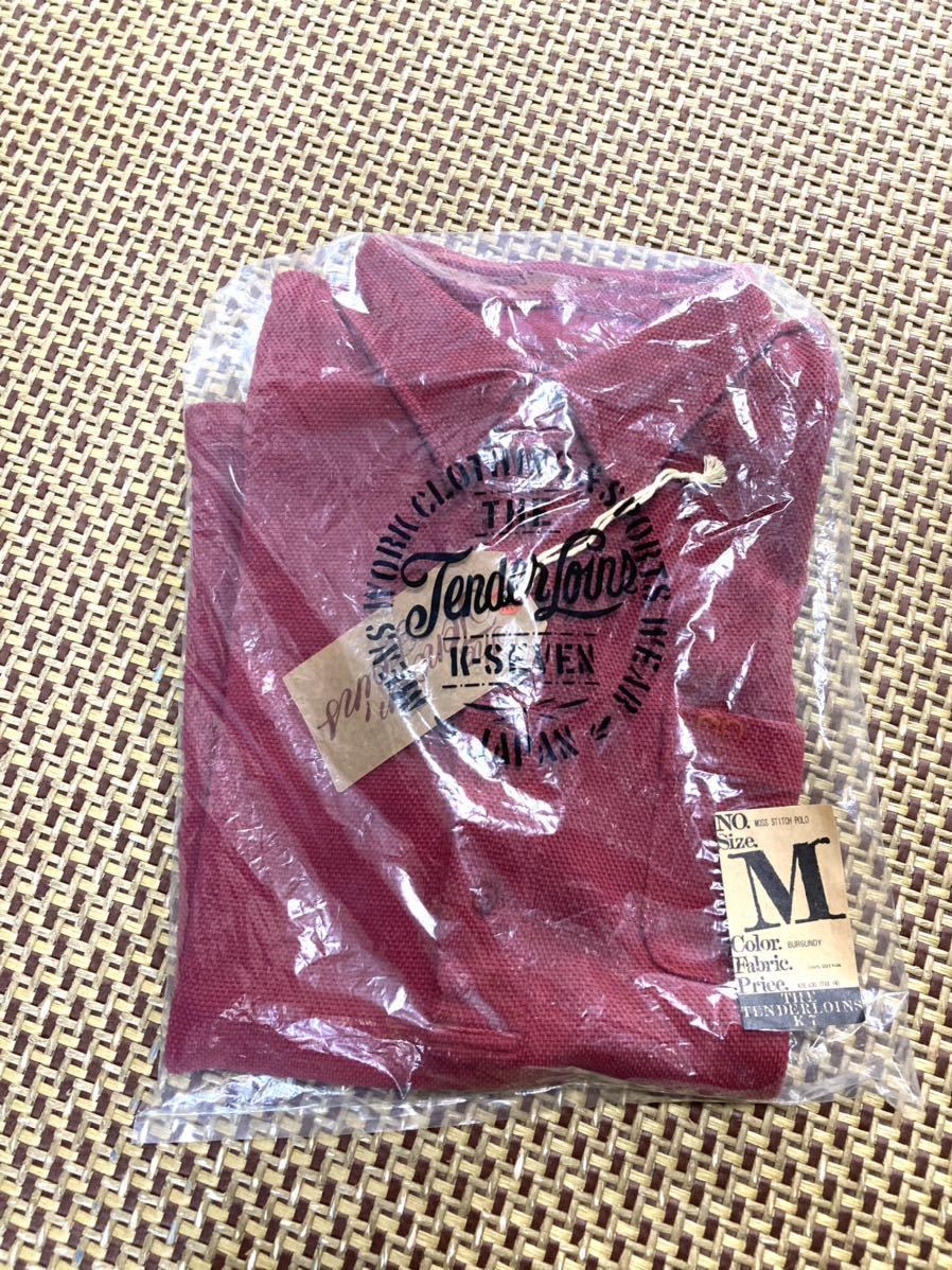 即決】21SS テンダーロイン MOSS STICH POLO 鹿の子 ポロシャツ