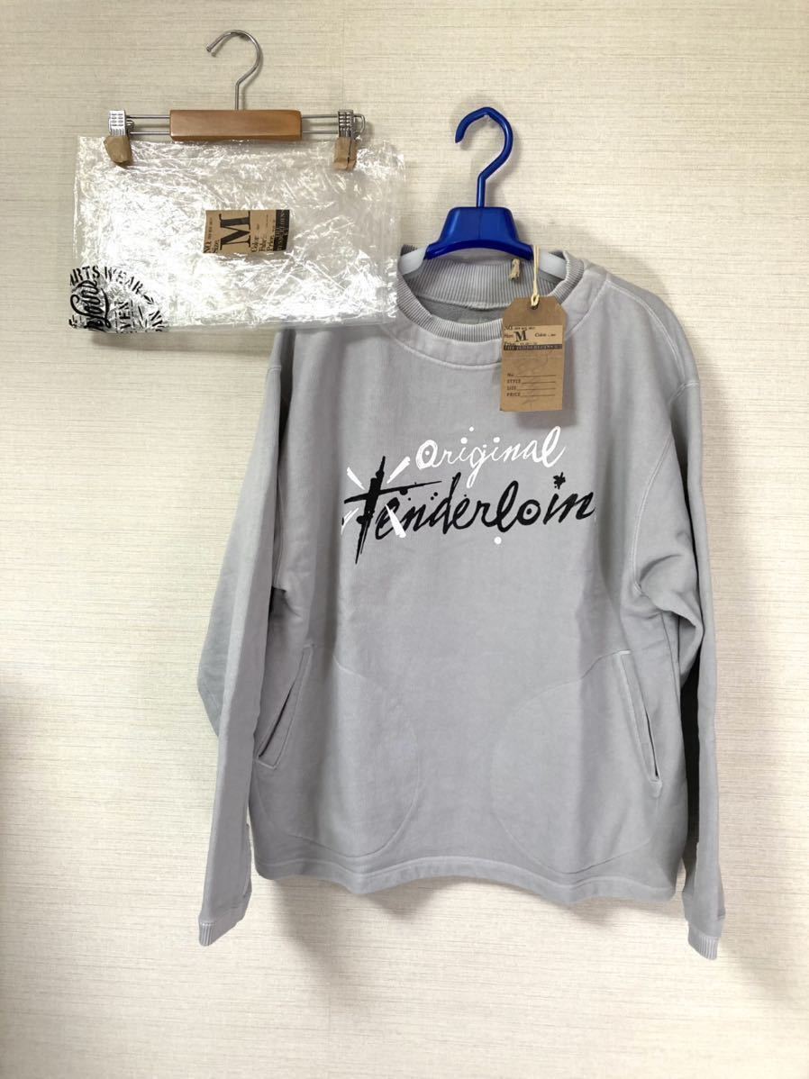 【即決】新品未使用 20SS テンダーロイン CREW NECK SWEAT クルー ネック スウェット グレー_画像1