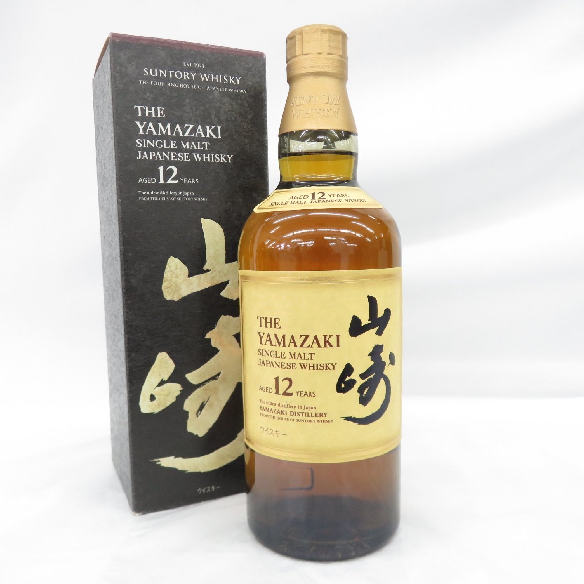 1円~【未開栓】SUNTORY サントリー 山崎 12年 シングルモルト