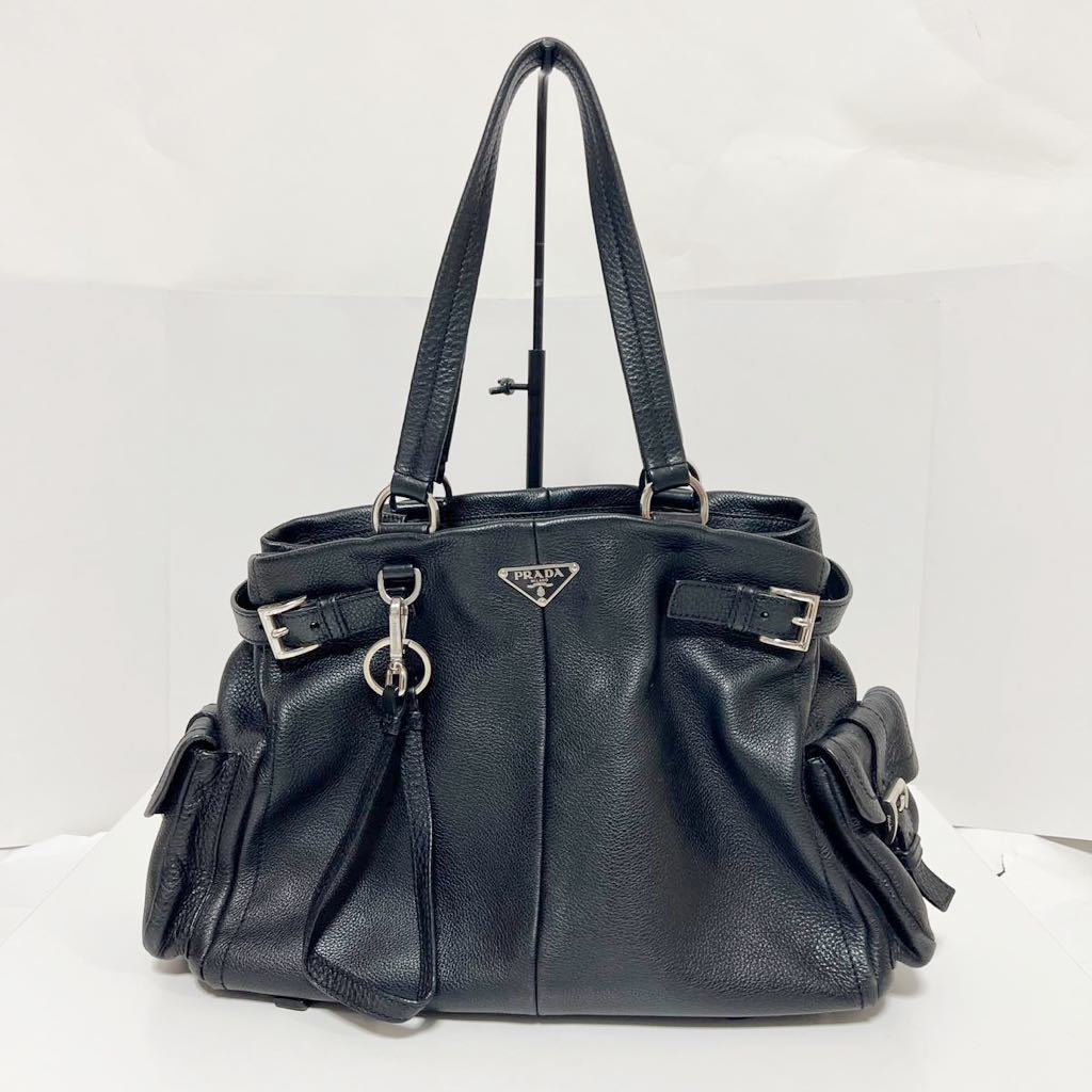 PRADA プラダ トートバッグ ハンドバッグ 三角ロゴ レザー BR2736