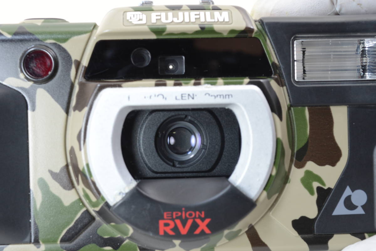 【ecoま】FUJIFILM EPION RVX カモフラ レトロ コンパクトフィルムカメラの画像7