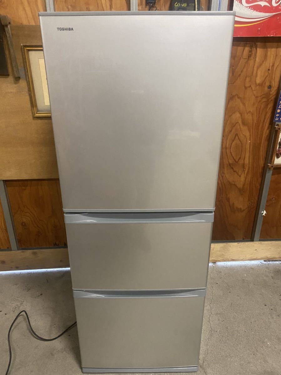 売約御礼 TOSHIBA 東芝 ノンフロン 3ドア冷凍冷蔵庫 GR-S33S（S） 330L 右開き 2020年製