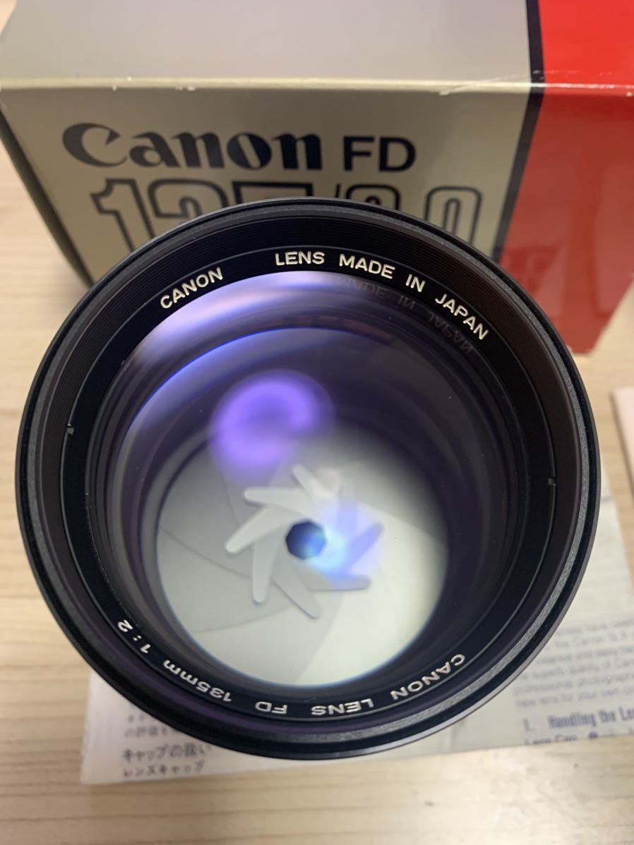 美品 canon new FD 135mm F2 単焦点 元箱付き | incalake.com
