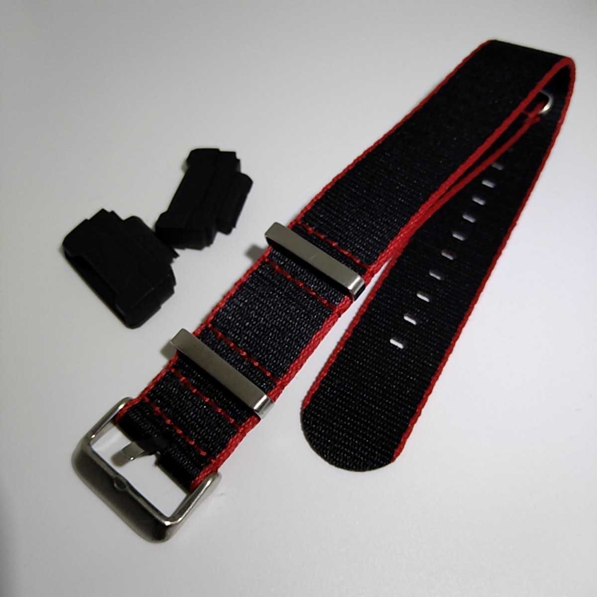  immediately shipping nylon NATO belt ji- shock G-SHOCK for custom arrange parts G-8900 GW-5000 5035 DW5600 GW-M5610 black red 