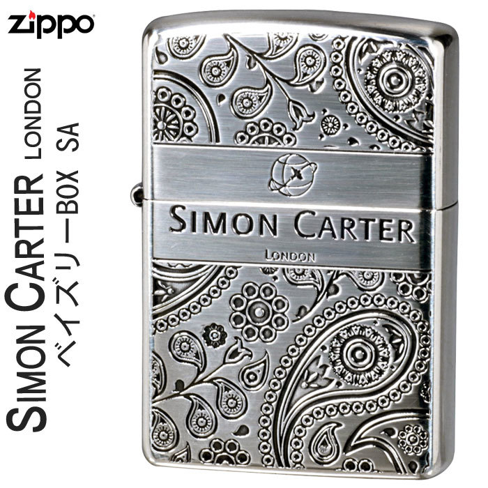 ZIPPO ジッポー SIMON CARTER サイモンカーターベイズリーBOX SA　SCP-036【ネコポス対応】在庫限りで終売_画像1