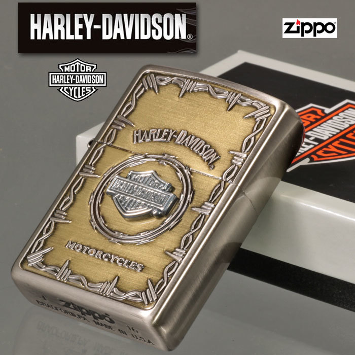 zippo(ジッポーライター)ハーレーダビットソン Sメタルバー＆シールド HDP-67【ネコポス対応】_画像6