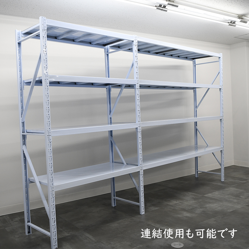 耐荷重200㎏/段★新品★引取限定★大型ラック横幅200cm スチールラック 中量　倉庫用ラック　業務用ラック　スチール棚　ボルトレス_画像5