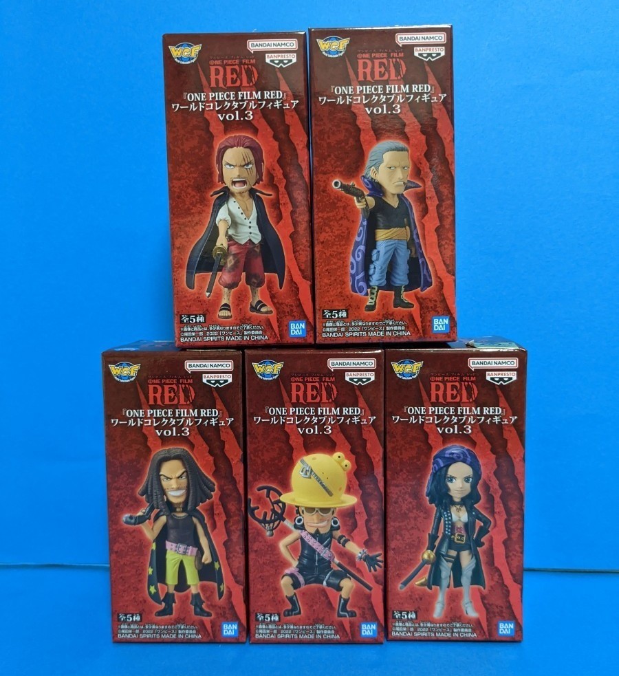 【新品】 ONE PIECE FILM RED ワンピース フィルム レッド ワールドコレクタブル フィギュア vol 3｜PayPayフリマ