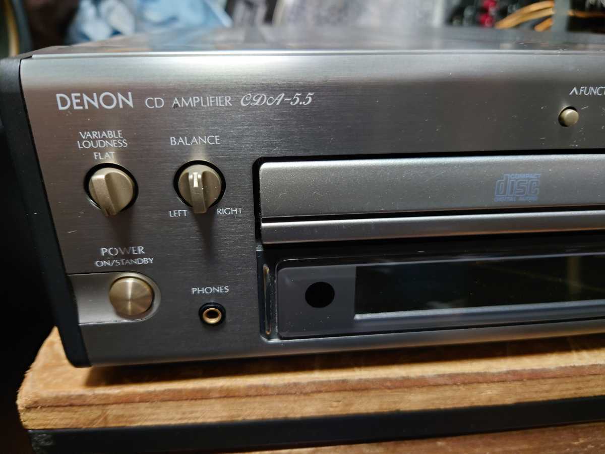 DENON CDアンプ　CDA-5.5 中古　PHONO入力あり_画像2