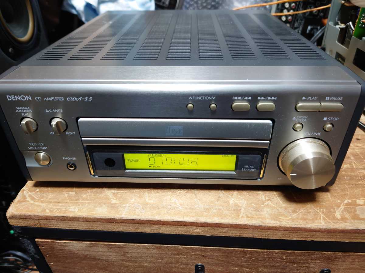 DENON CD amplifier CDA-5.5 used PHONO input equipped 