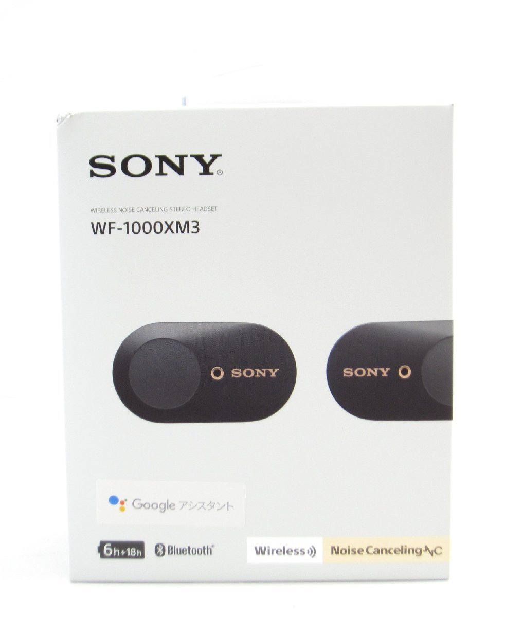 SONY ソニー WF-1000XM3 ブラック ワイヤレスイヤホン #UK666_画像1