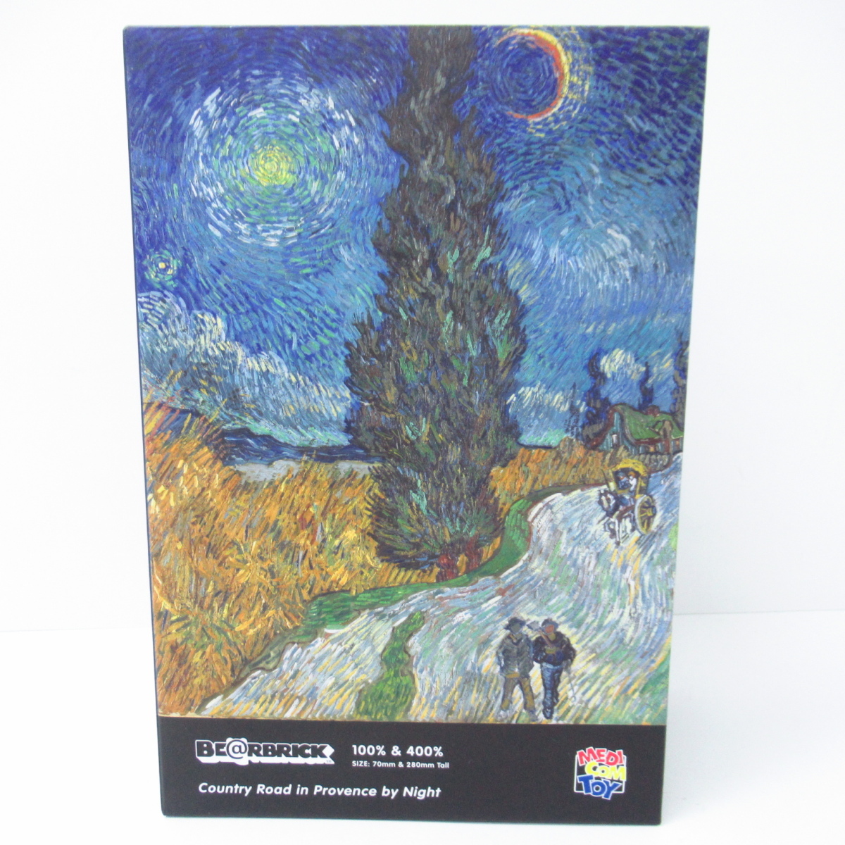 未開封 BE@RBRICK ベアブリック ゴッホ展 Van Gogh“Country Road in Provence by Night” 100％ & 400％ ▼AC22034