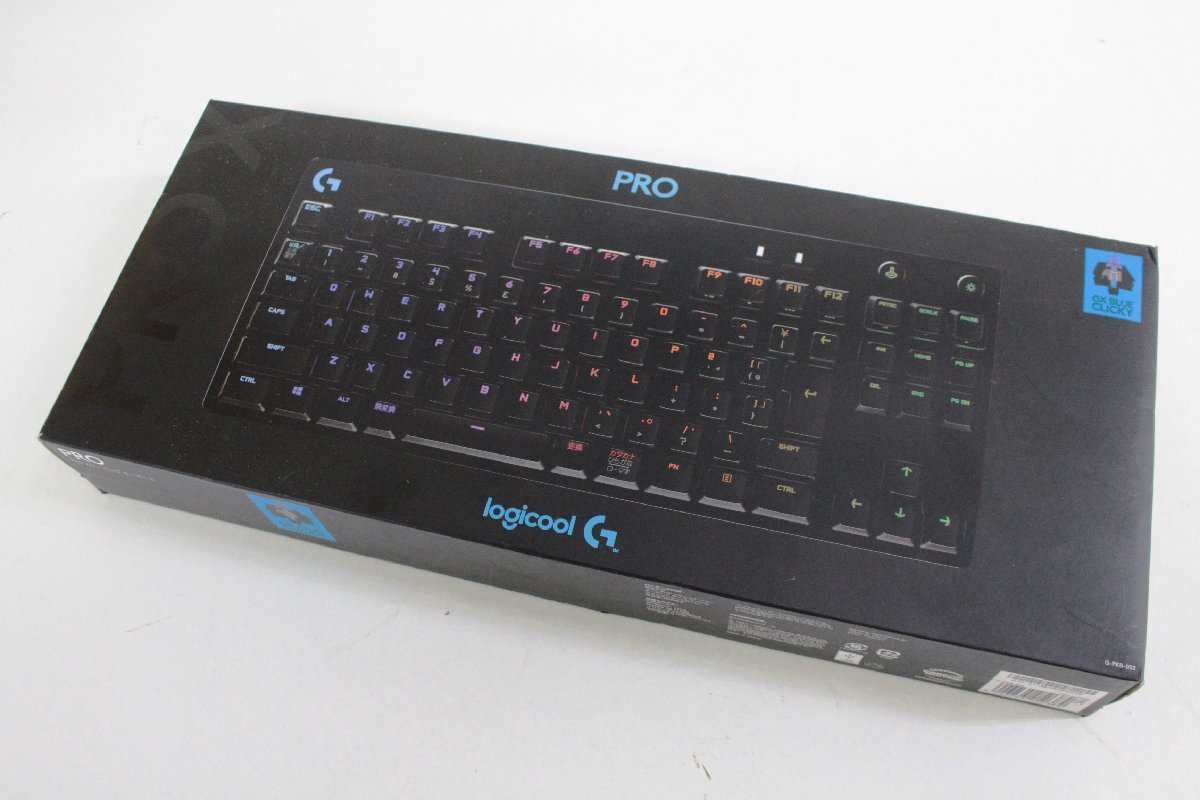未開封 Logicool G PRO X Gaming Keyboard GX Blue テンキーレス ゲーミングキーボード ∫U3394