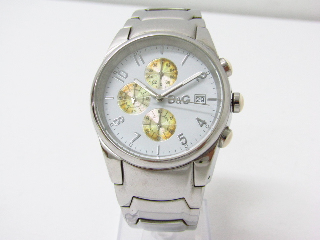 D &amp; G Dolce &amp; Gabbana Dolce &amp; Gabbana Time Chronograph Quartz Watch ♪ AC23063