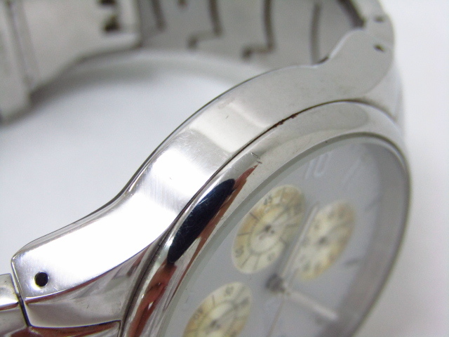 D&G DOLCE&GABBANA ドルチェ&ガッバーナ TIME クロノグラフ クォーツ腕時計♪AC23063