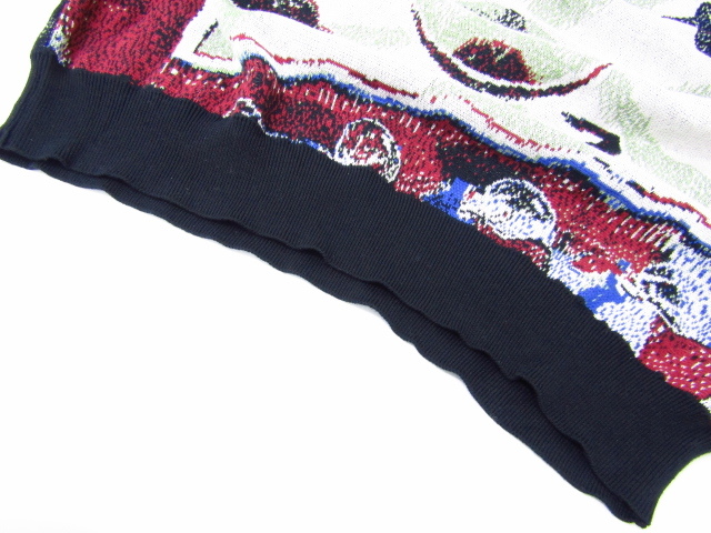 SON OF THE CHEESE Sano ba сыр Crystal bubble Knit мужской вязаный свитер SIZE:XL VFG6138
