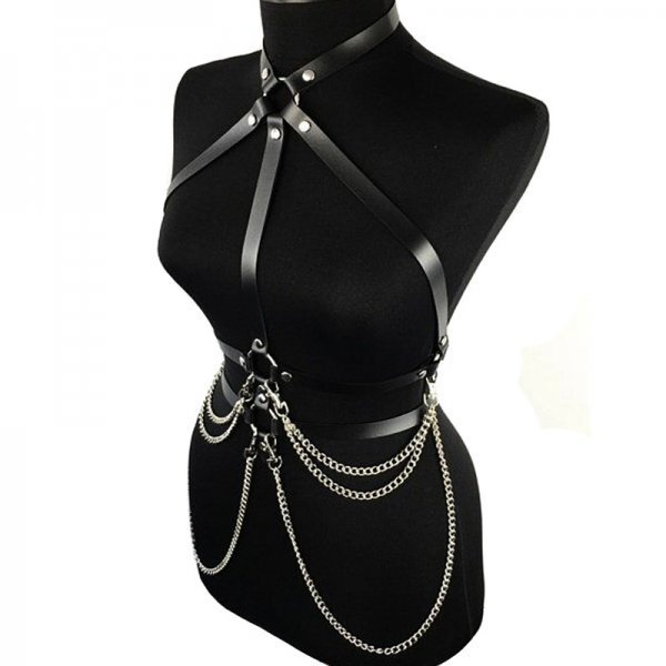  body Harness Harness imitation leather chain gothic ground . series lock bo vintage ..SM ground . series wallet chain 