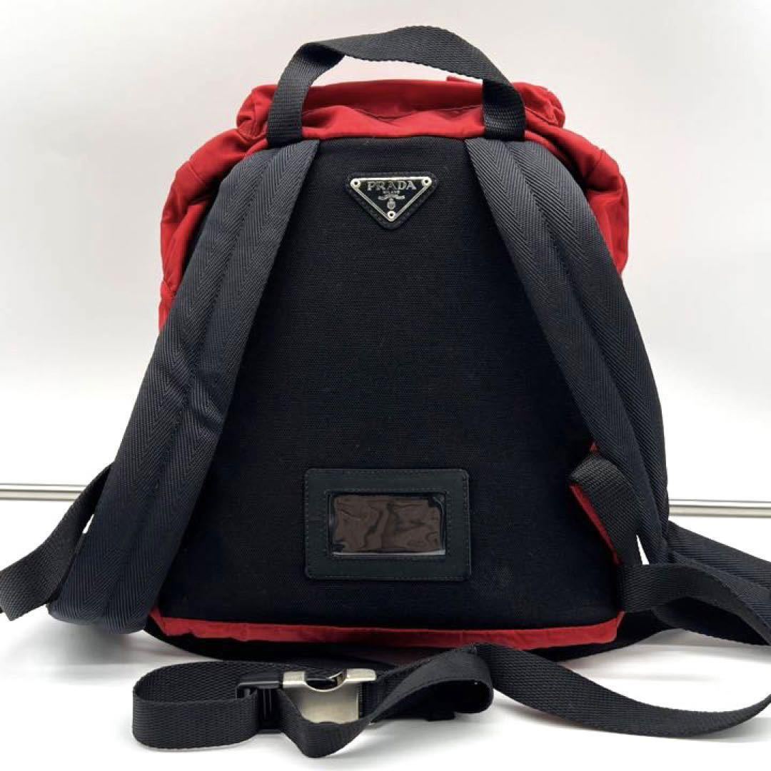 美品 PRADA プラダ テスートナイロン リュックサック バックパック