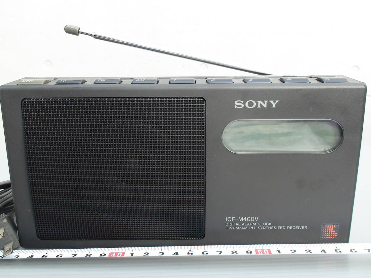 ** very beautiful goods **SONY AM/FM radio ICF-M400V wide FM correspondence * synthesizer tuning therefore same style . gap .... less comfortable. *