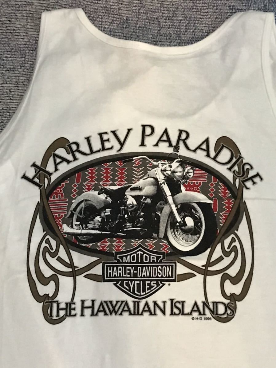 Harley Davidson タンクトップ　ハーレーダビットソン　アメリカ　バイク　バイカー　チョッパー　西海岸　ラット　古着　アメカジ