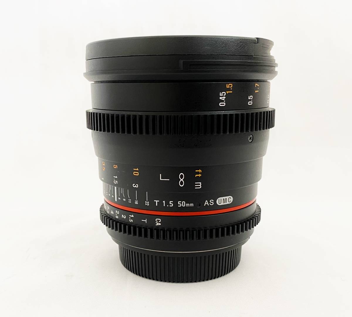 SAMYANG 50mm T1.5 VDSLR AS UMC EF シネマレンズ