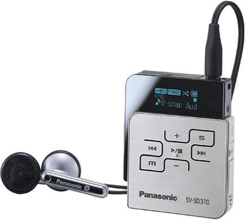 Panasonic SDオーディオプレーヤー（シルバー） SV-SD310-S(中古品)