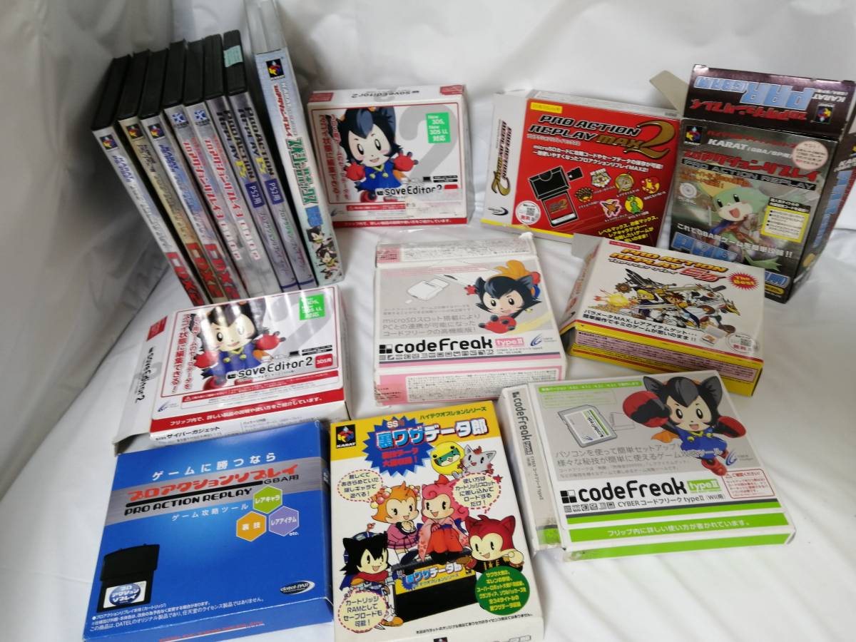 送料込み】10☆【ジャンク品】プロアクションリプレイ、コード