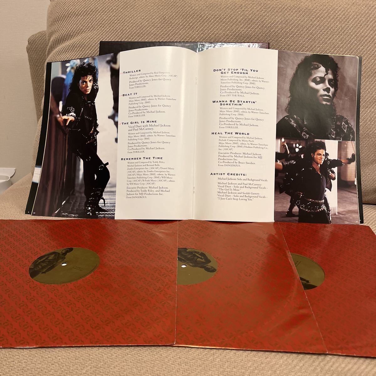 Michael Jackson - HISTORY - Past, Present and Future Book I 3枚組US盤 盤質良好 コレクターアイテム_画像3