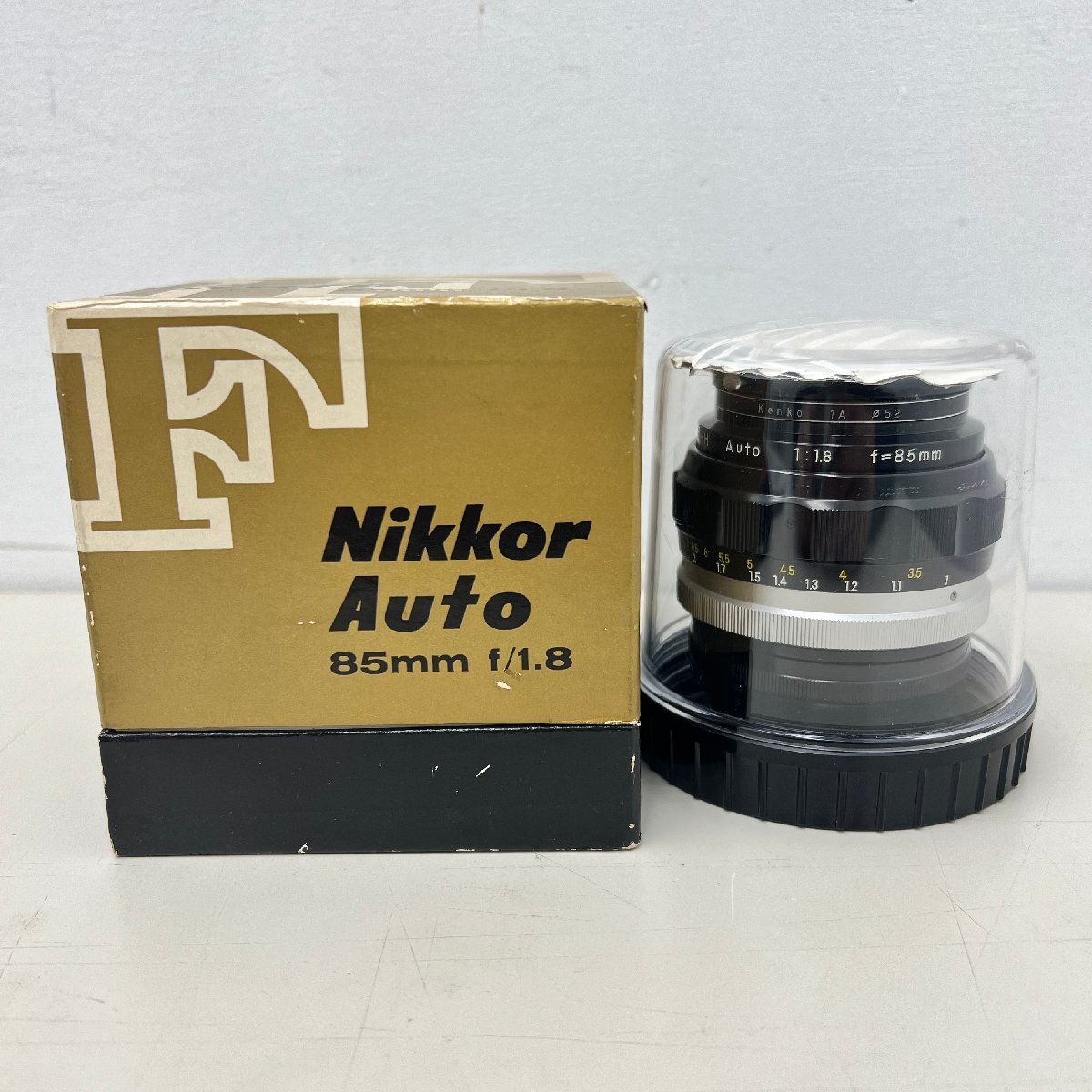 ☆ニコン Nikon Nikkor‐H Auto 85mm f/1.8 元箱 フィルター付き 極上美