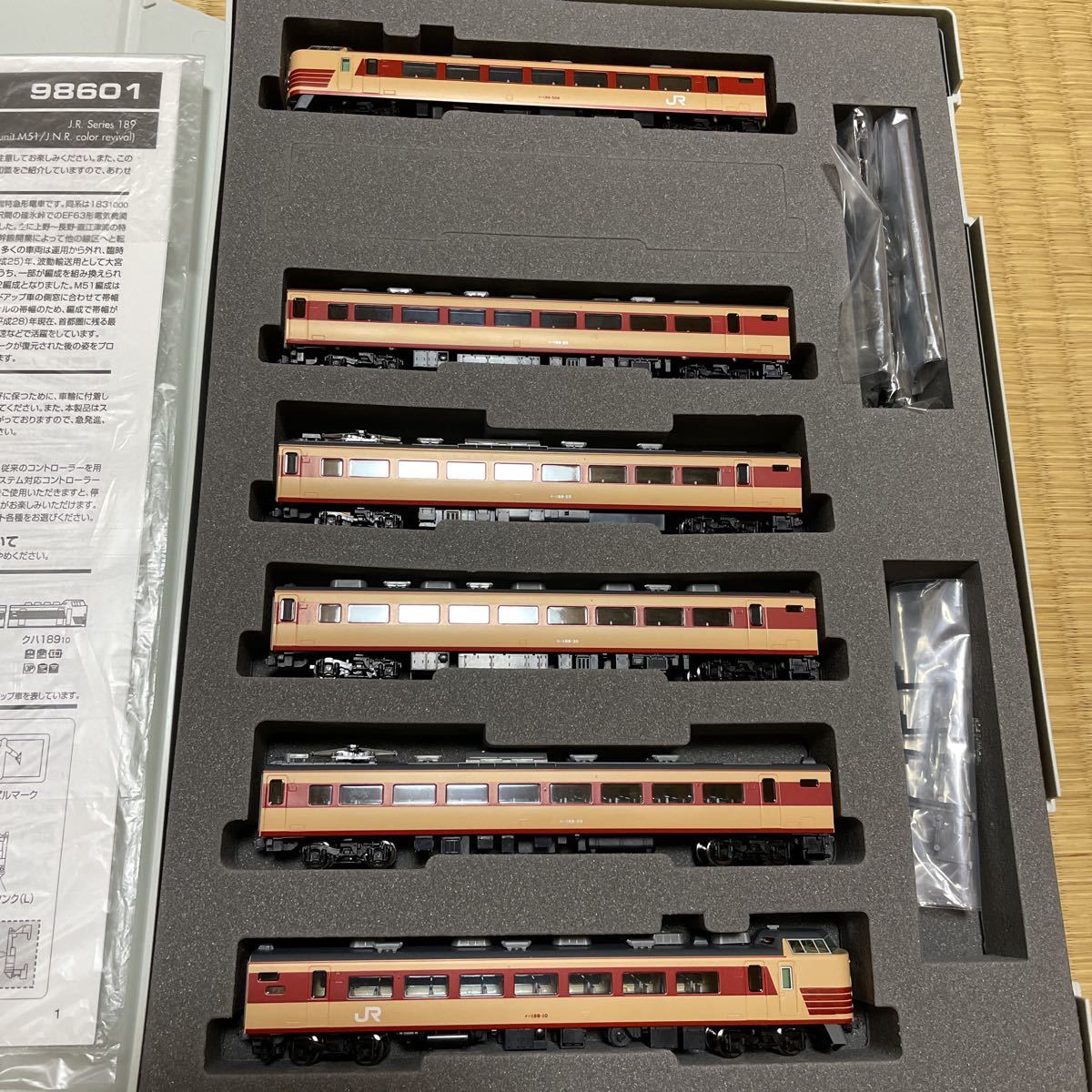 JR 189系電車 M51編成 復活国鉄色 試走程度美品TOMIX 98601