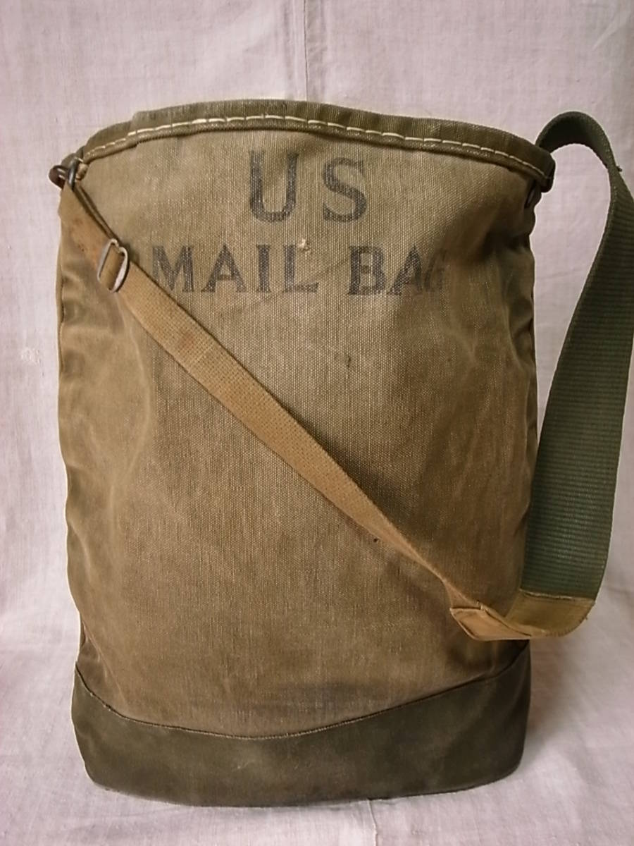 ー品販売 ビンテージ○50`s BAG・二重底・ミリタリーテイスト・実用