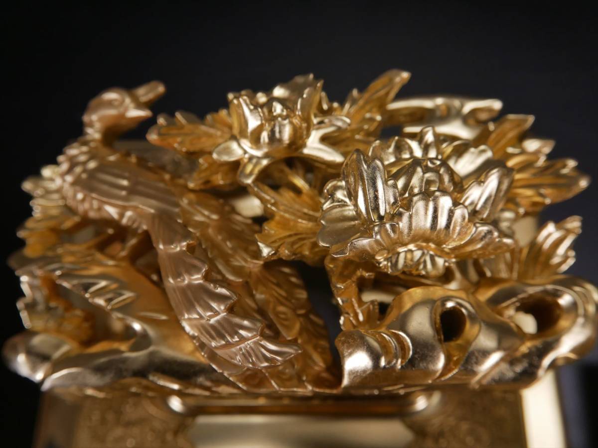 収集品 最高級 彫り物セット 手彫り 本金箔 本金粉 木製(エ1 収集品 最高級 彫り物セット 手彫り 本金箔 本金粉 木製(エ1