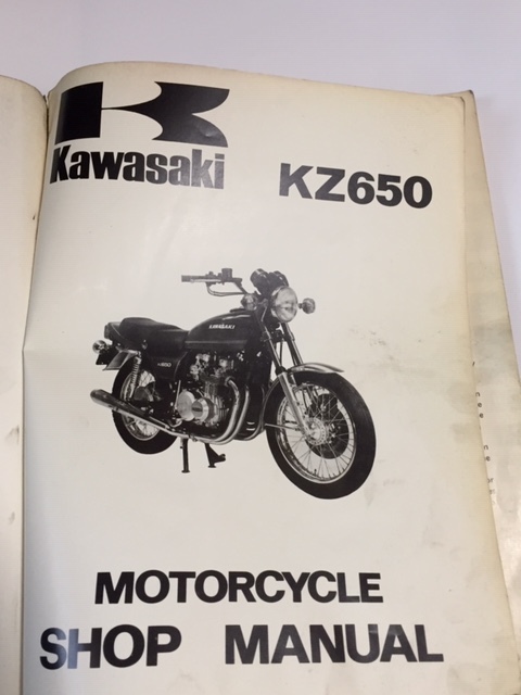 KAWASAKI стандартный Kawasaki оригинальный сервисная книжка обслуживание необходим ремонт . руководство по обслуживанию 4 departure Z 650 The pa-Z650 KZ 1976 KZ650 ^.u J23