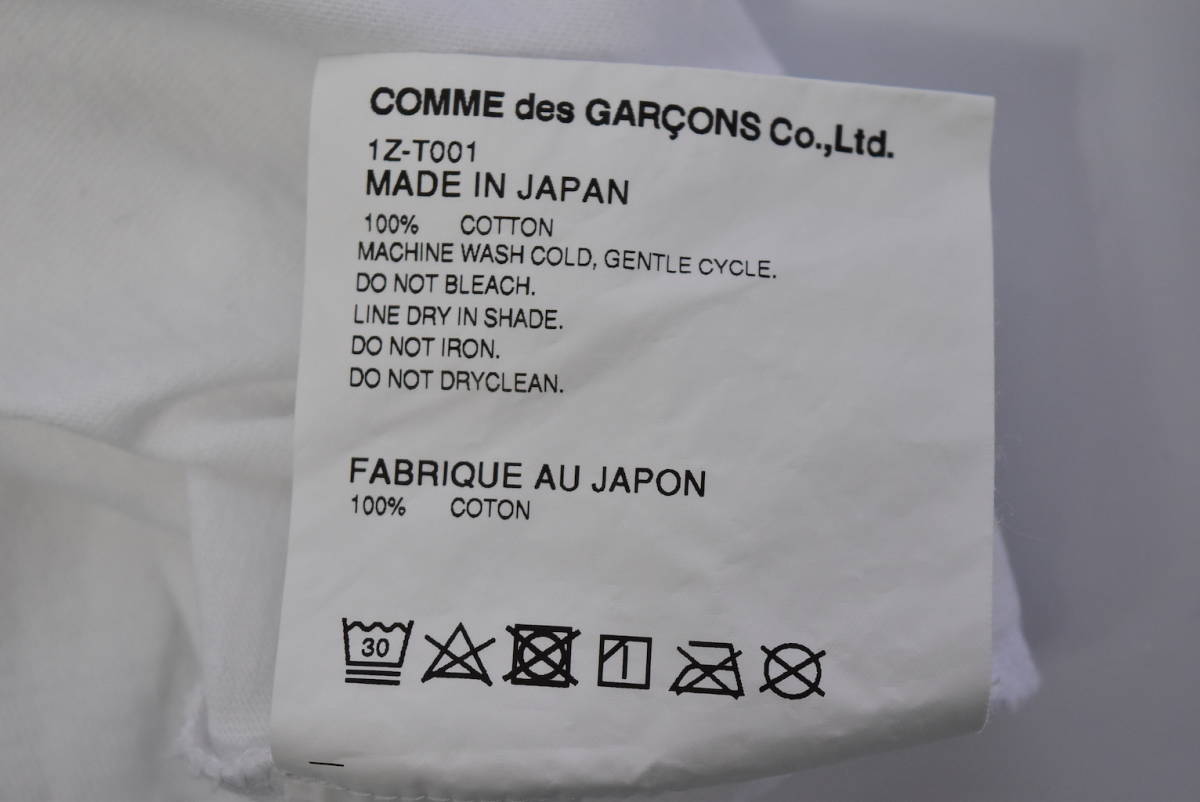 COMME des GARCONS BLACK コムデギャルソン グラフィック 長袖Tシャツ 21653 - 0383 70_画像7