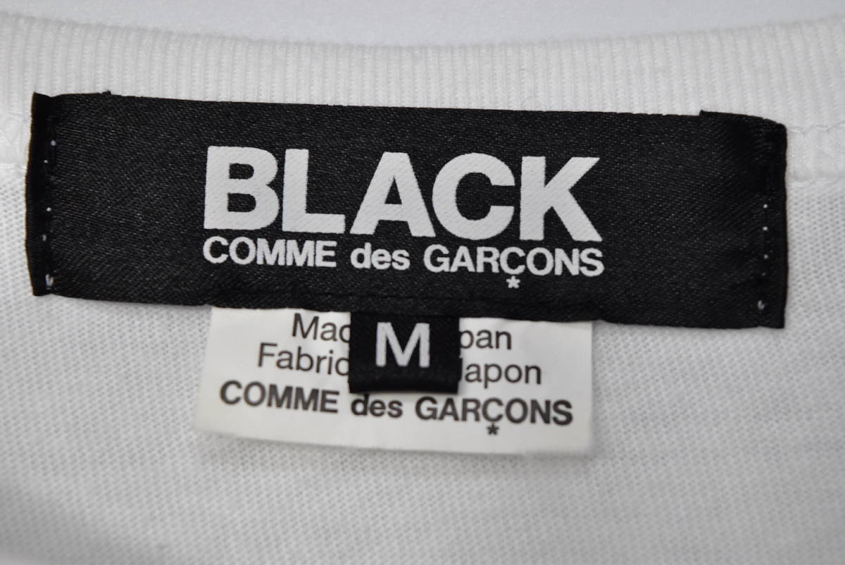 COMME des GARCONS BLACK Comme des Garcons графика футболка с длинным рукавом 21653 - 0383 70