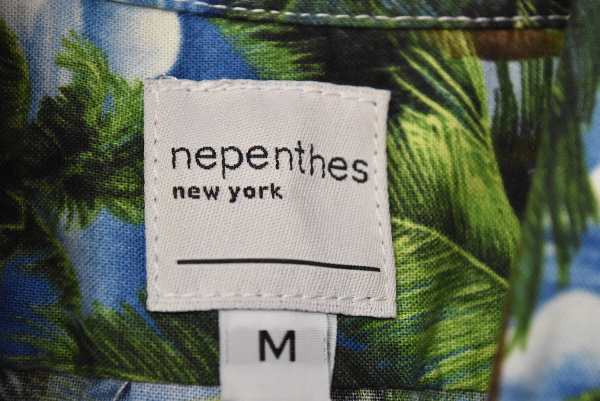 NEPENTHES Nepenthes leaf botanikaru рубашка с коротким рукавом кнопка down 22430 - 0432 69