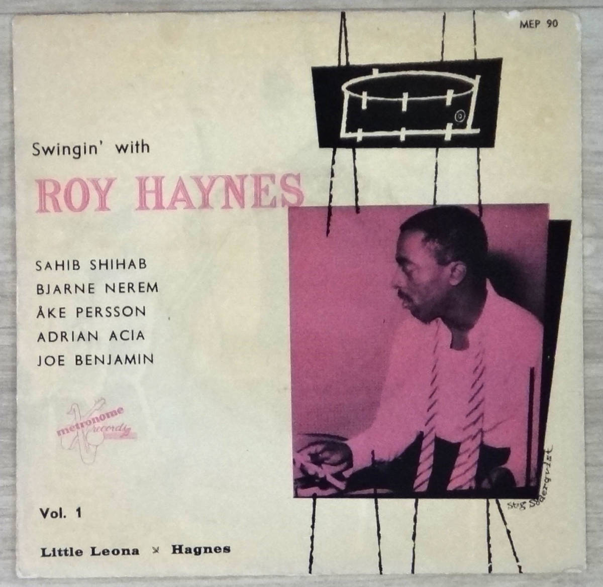 極美! Sweden Original 初回 Metronome Swingin’ with Roy Haynes