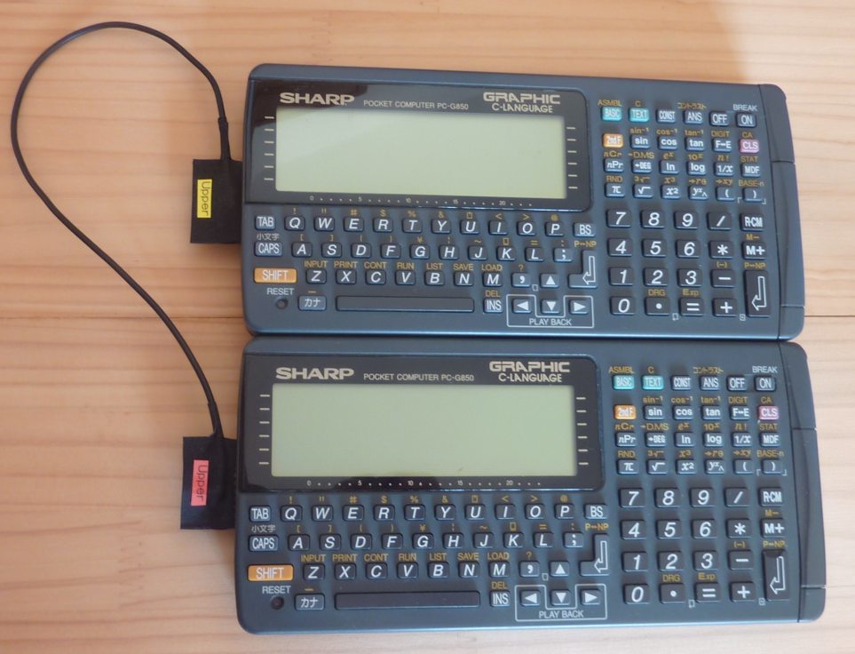 Sharp PC-G850 PC-G830等 PC-G8xxシリーズ ポケコン プログラムコピー 