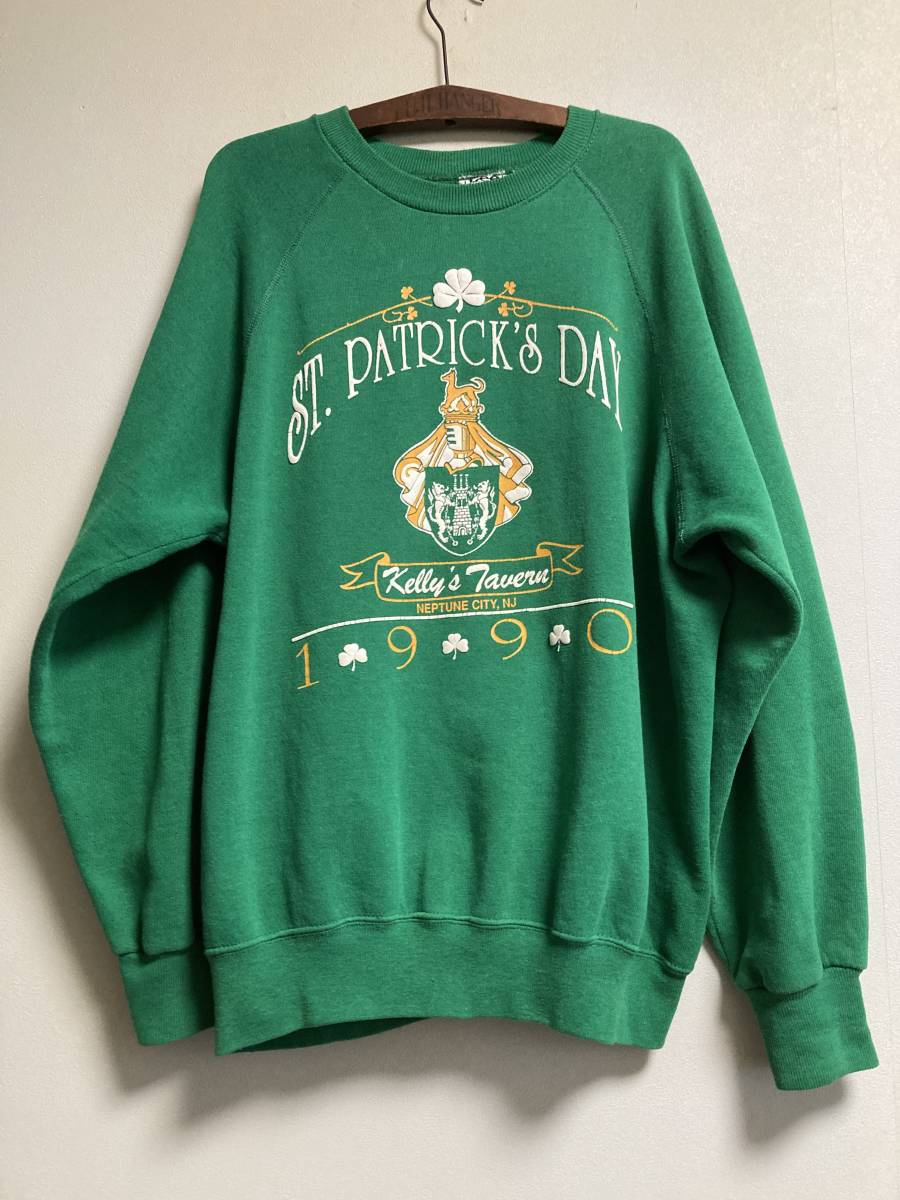 80s 90s USA製 ヴィンテージ Lee リー St. Patrick's Day スウェット XL トレーナー アイルランド 聖パトリック ビッグサイズ_画像1