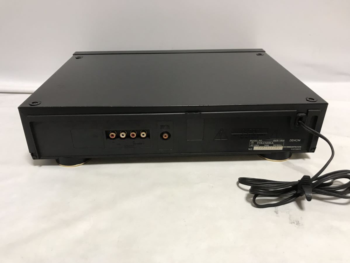 DENON デノン DCD-1600 CDプレーヤー 再生動作確認 難あり 現状 DENON デノン DCD-1600 CDプレーヤー 再生動作確認 難あり 現状