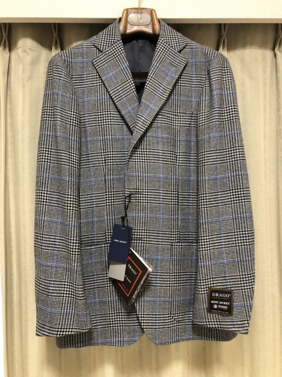 新品】RING JACKET リングヂャケット グレンチェック ジャケット 46