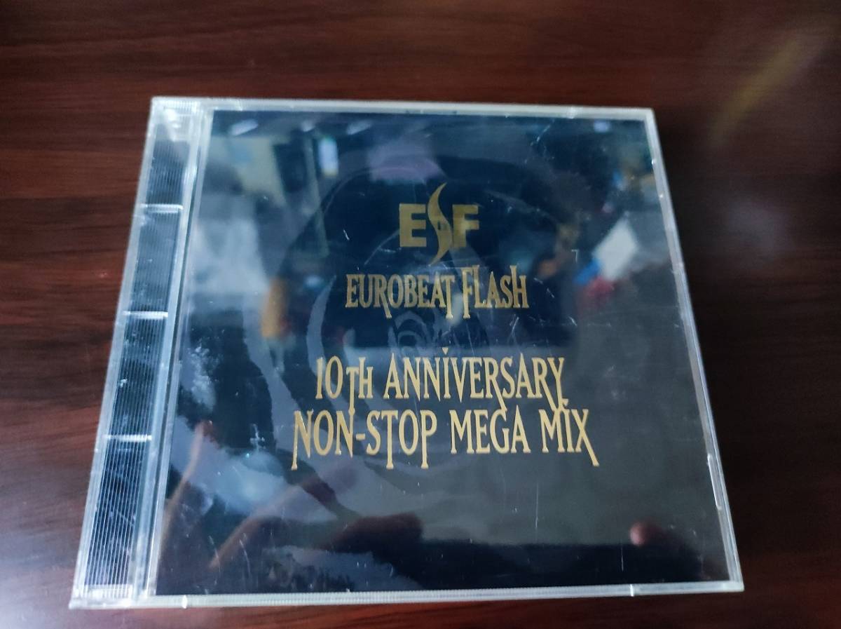 【即決】 中古オムニバスCD２枚組 「EUROBEAT FLASH 10TH ANNIVERSARY NON-STOP MEGA MIX」_画像1