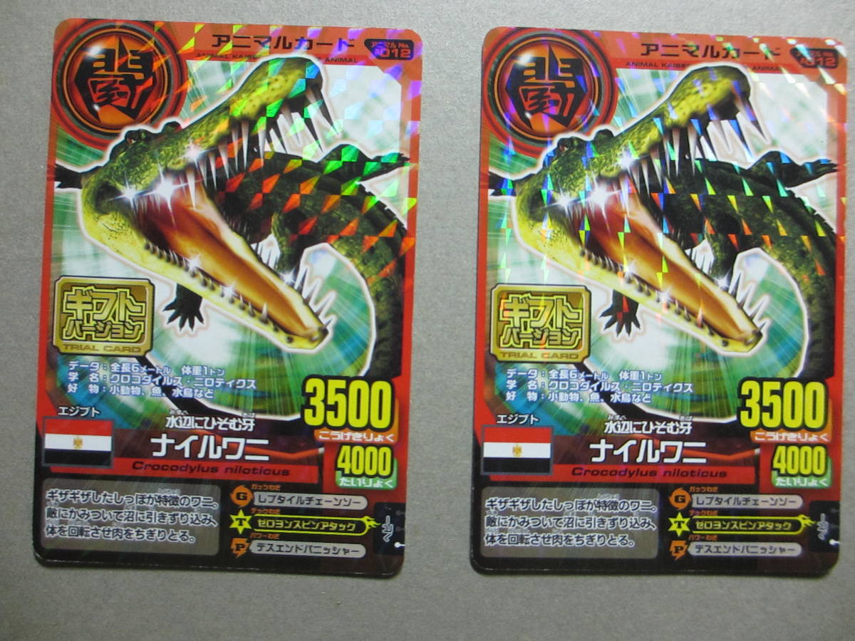 百獣大戦　アニマルカイザー　非売品　カード　３枚セット　ジャンク　　S-01　_画像3