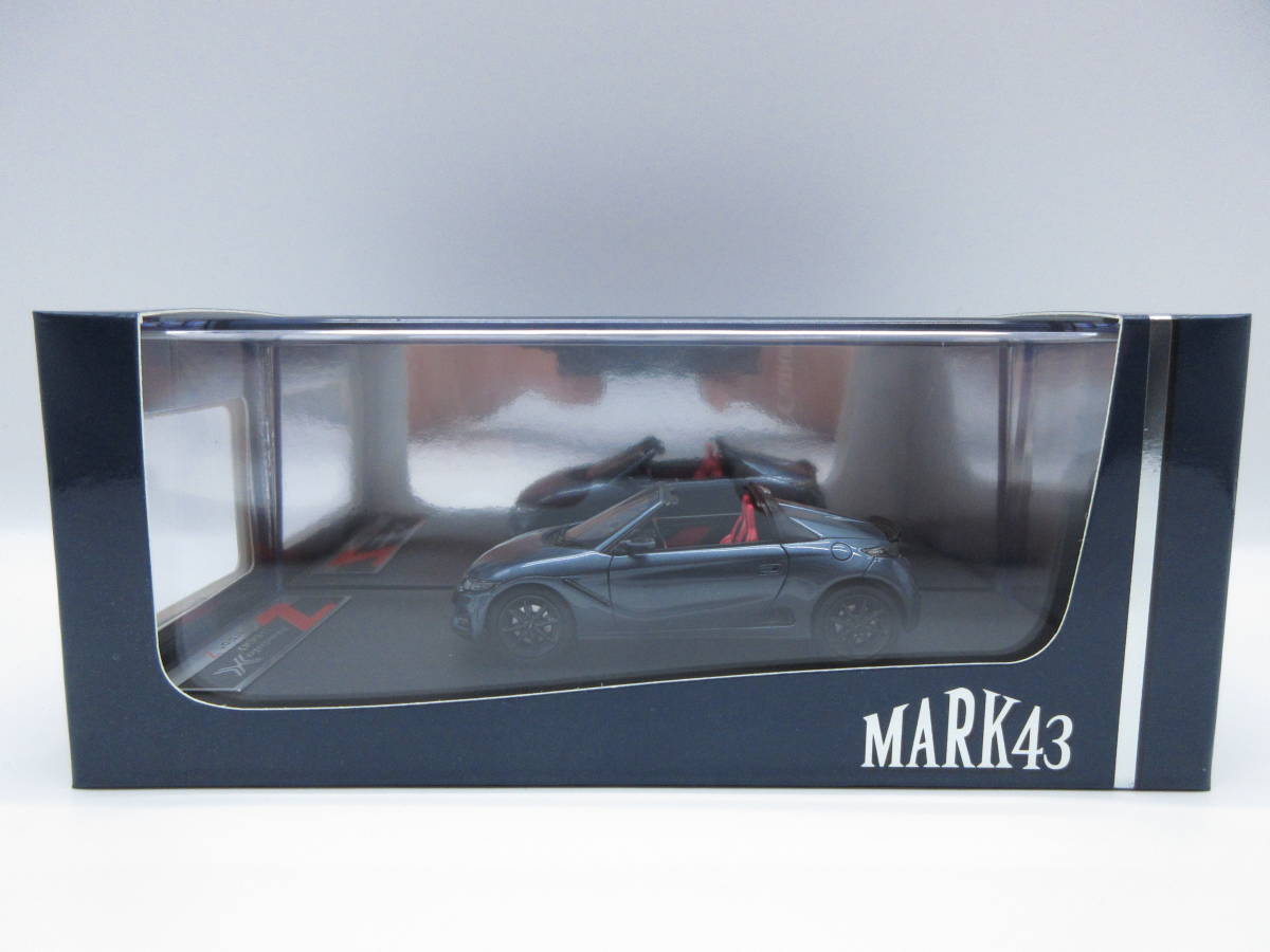 1/43 MARK43 ホンダ HONDA S660 モデューロX VERSION Z 2021　ミニカー　ソニックグレーパール_画像1