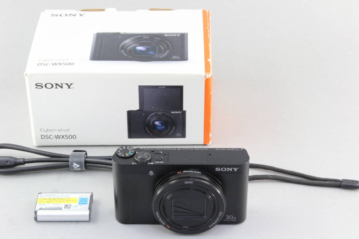 AA 極上 SONY ソニー Cyber-Shot DSC-WX500 ブラック 元箱 初期不良 ...