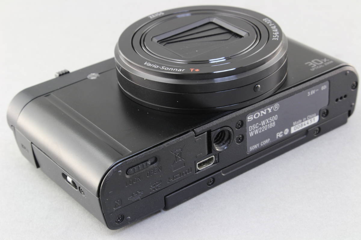 AA 極上 SONY ソニー Cyber-Shot DSC-WX500 ブラック 元箱 初期不良 ...