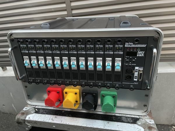 舞台照明 DMX 調光ユニット ディーマー Lite-puter DX-1220 ツアー
