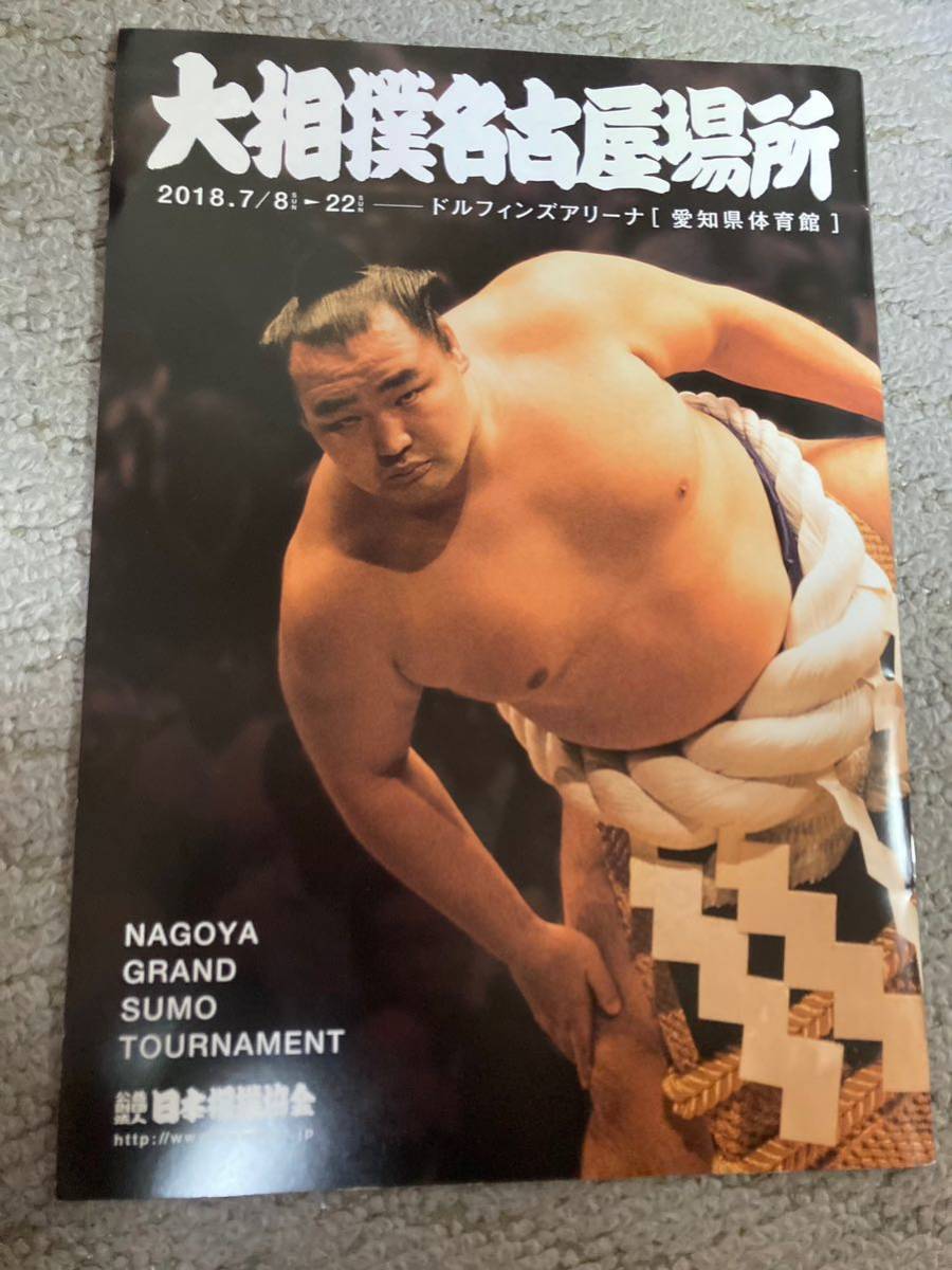 新品 2018年 平成30年 大相撲 名古屋場所 7月場所 パンフレット 未使用　写真集_画像1