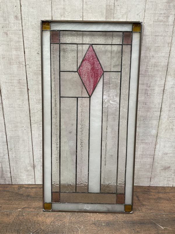 S-254* stained glass panel antique style retro furniture fittings 